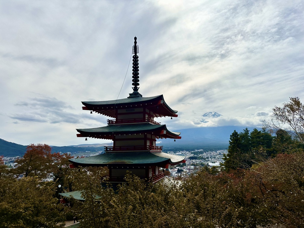 Monte Fuji desde la Pagoda Chuerito