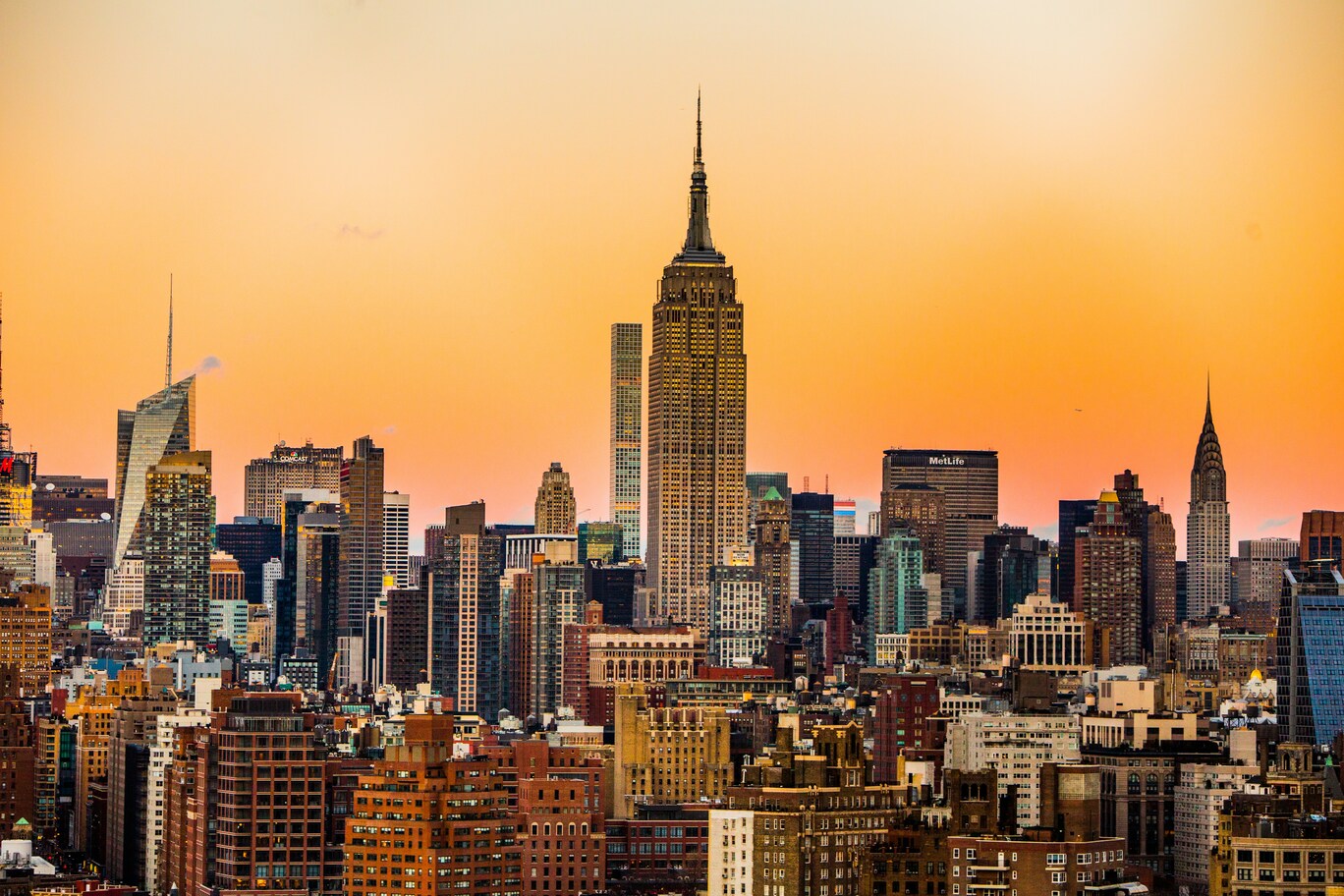 Nueva York al atardecer imagen de portada