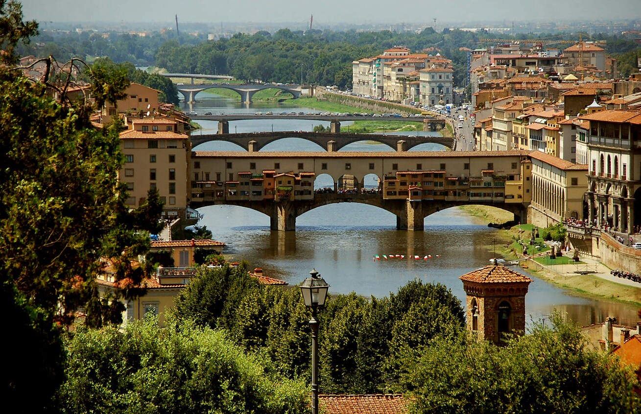 Ponte vecchia en Florencia
