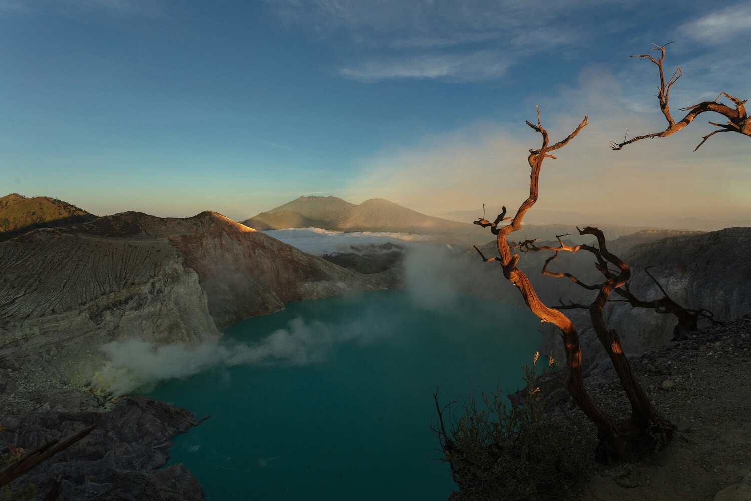 Montaña Ijen en Indonesia