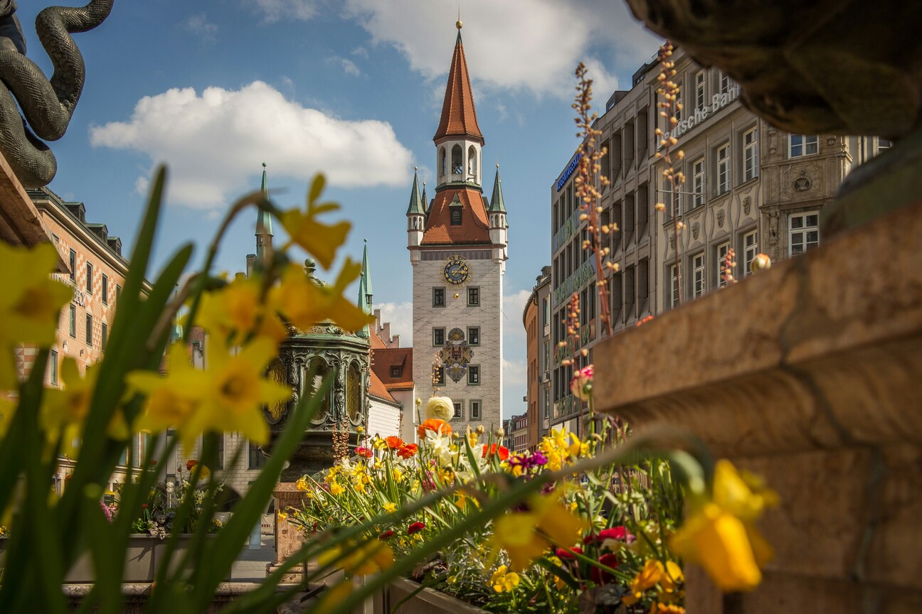 Múnich es una ciudad elegante, monumental y muy cómoda para recorrer a pie en Alemania