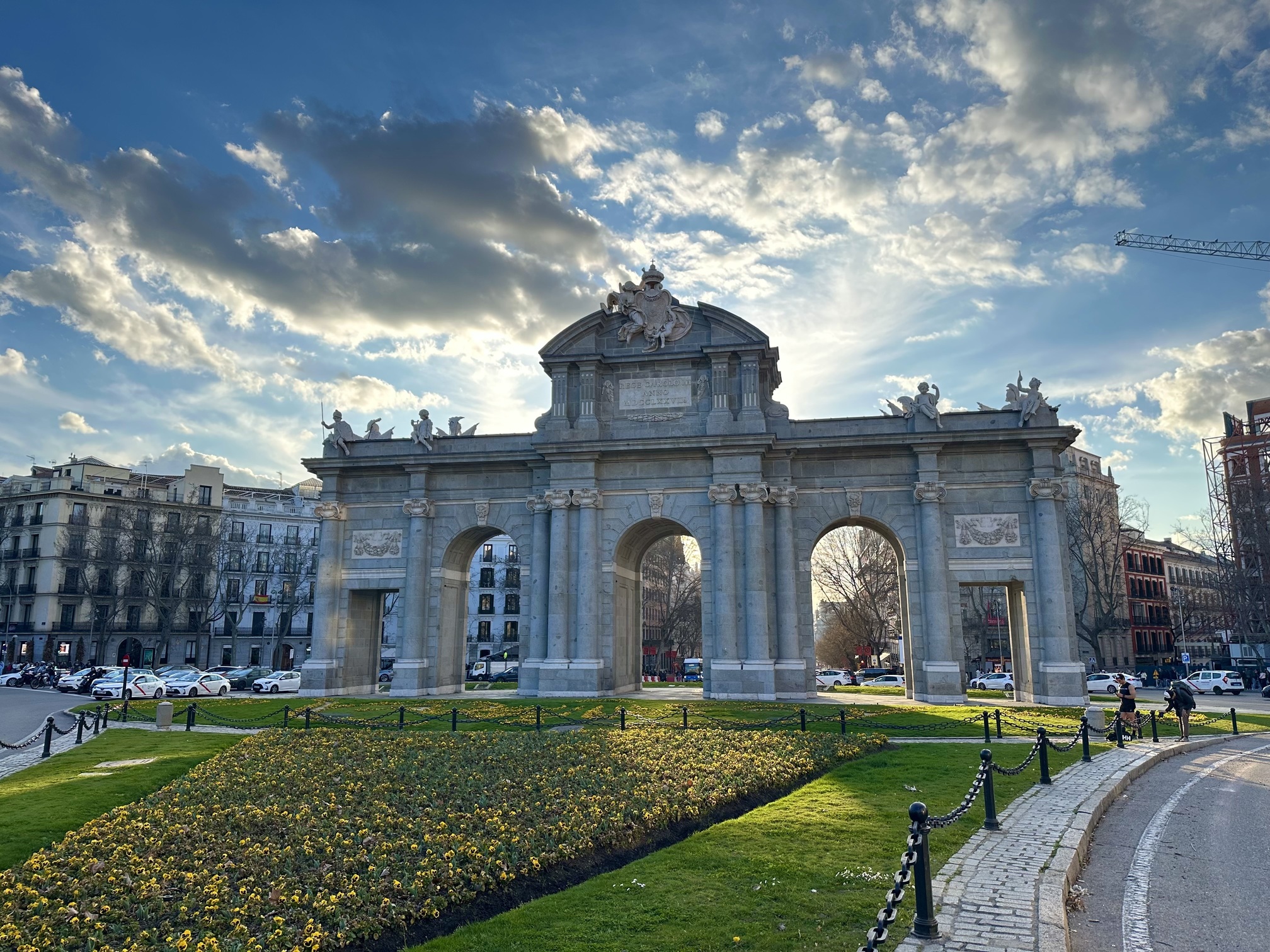 Puerta de Alcalá en Madrid España