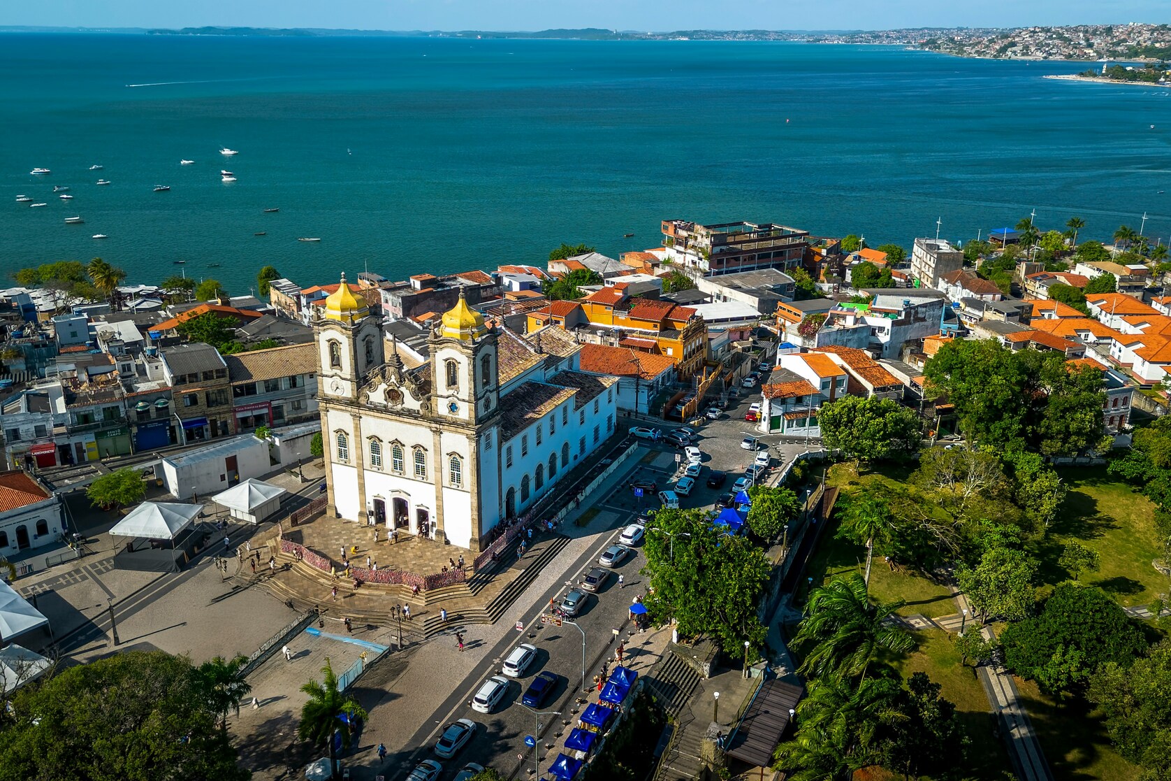 Salvador de Bahía zona centro de la ciudad en Brasil