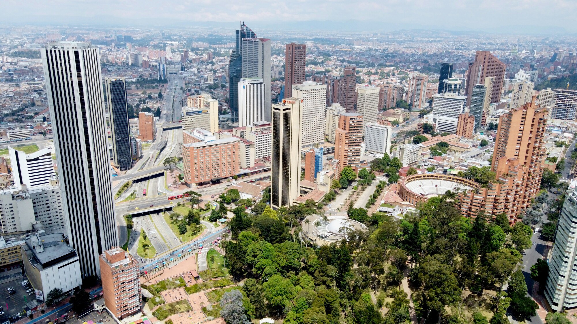 Ciudad de Bogotá en Colombia