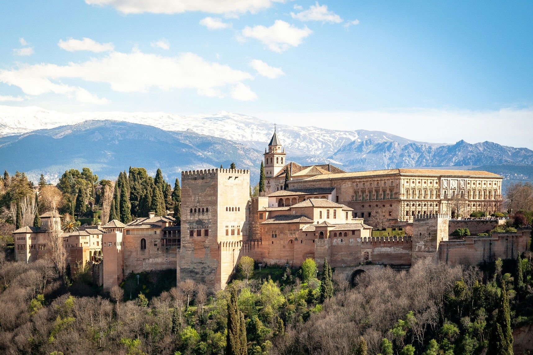 Alhambra de Granada en España