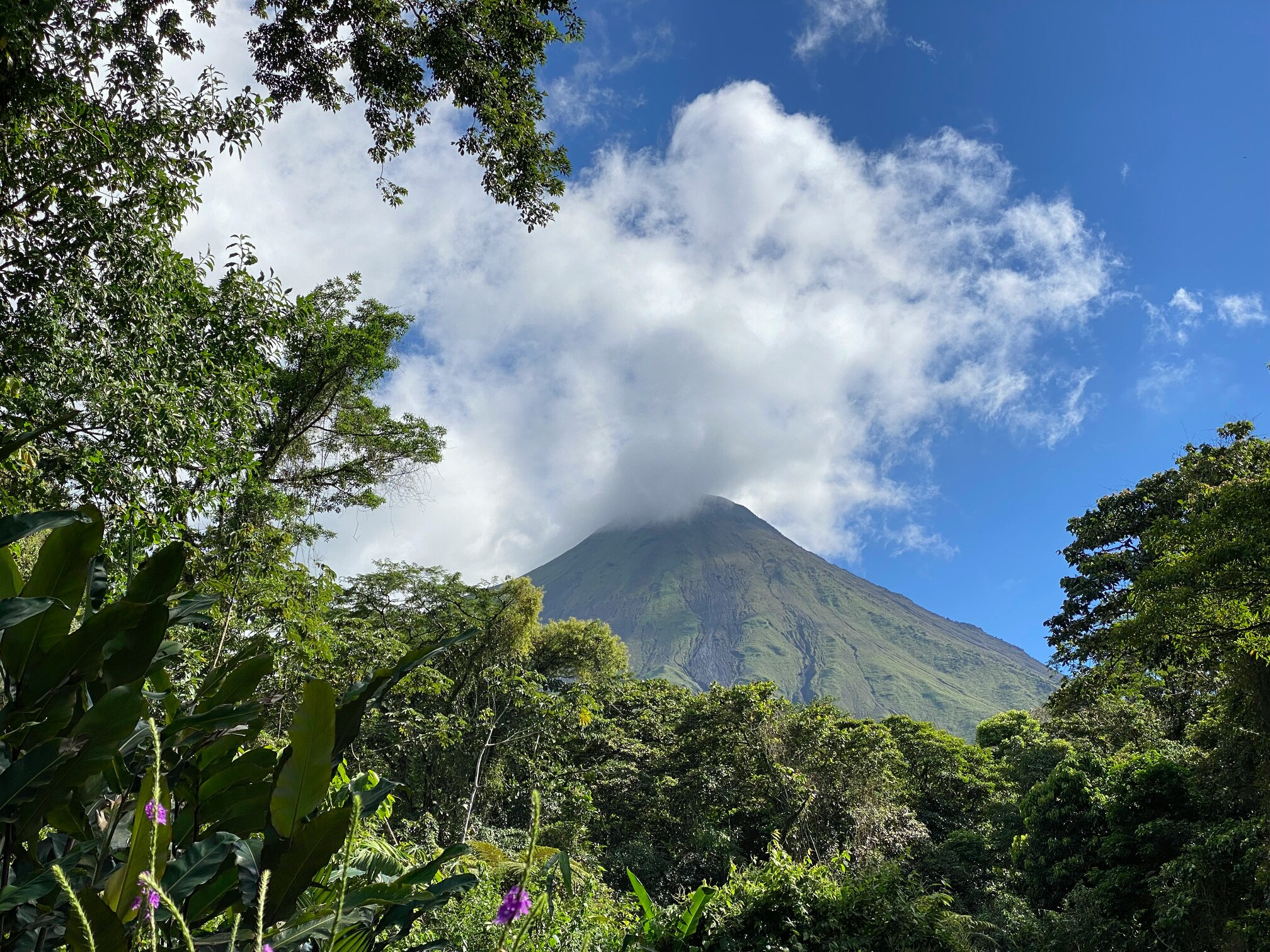 Paisajes espectaculares en La Fortuna en Costa Rica