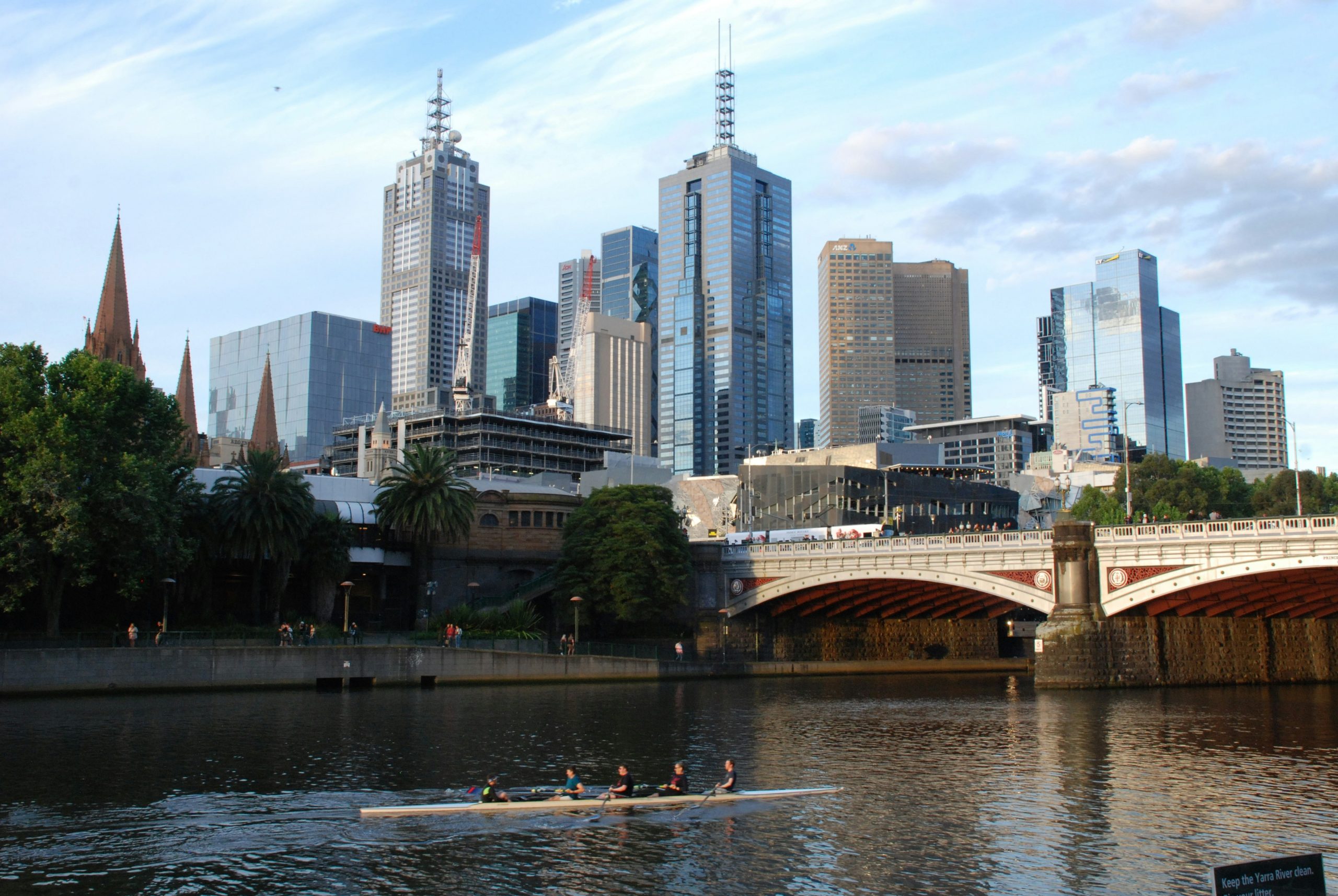 Vistas de Merbourne en Australia
