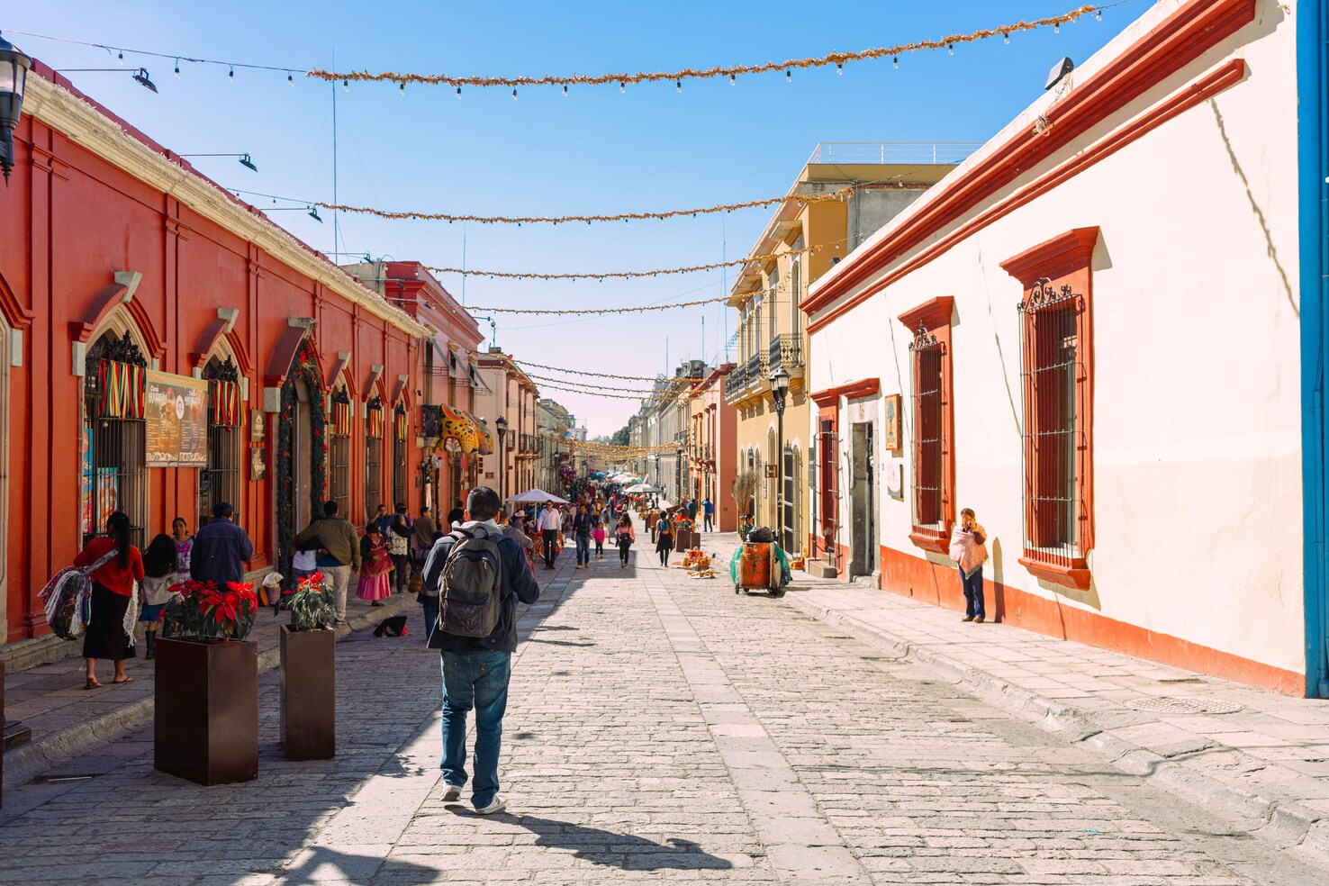 Oaxaca centro ciudad en México