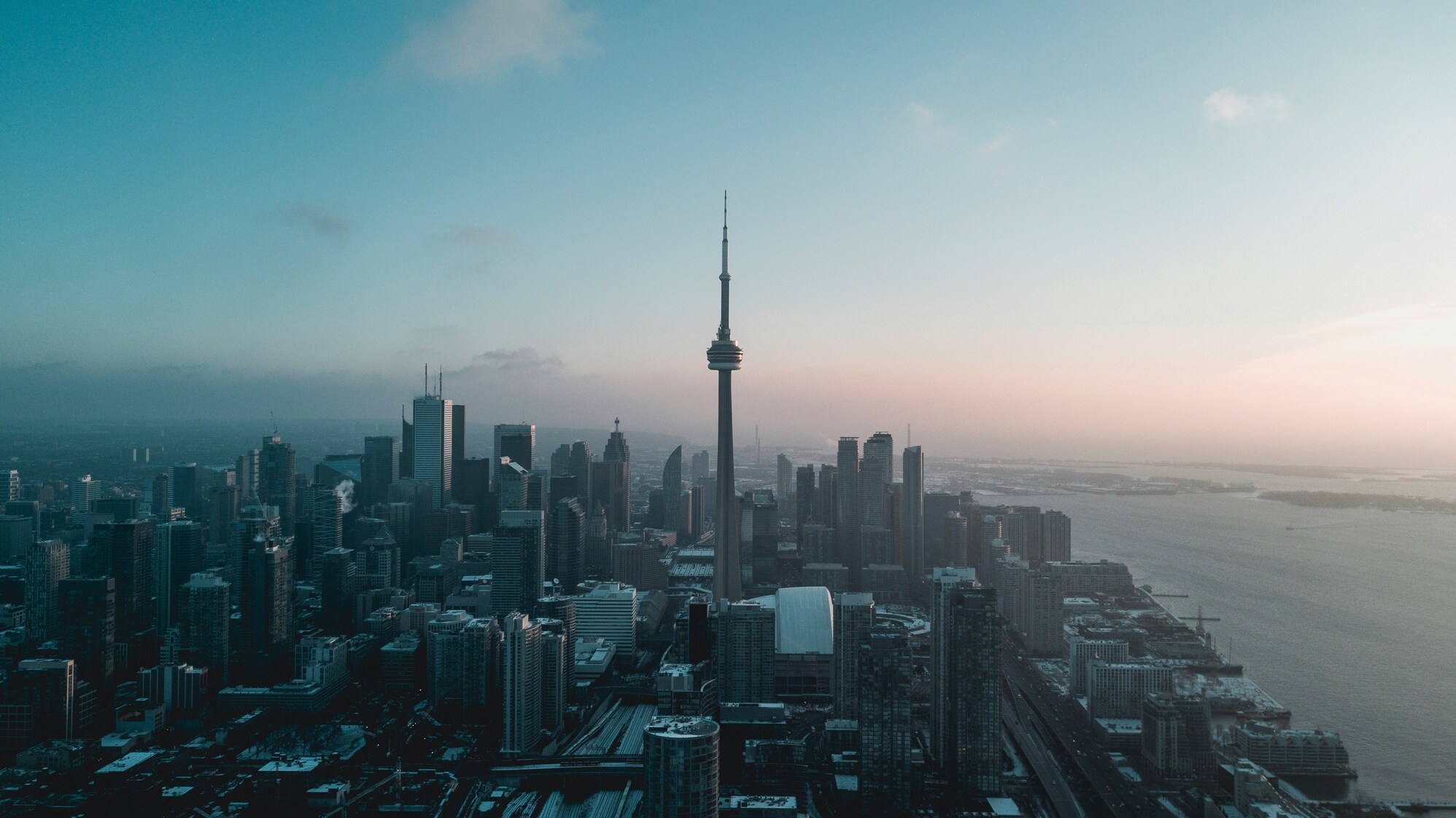 Vista aérea de la ciudad de Toronto