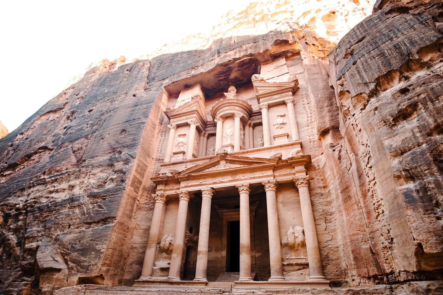Templo de Petra en Jordania