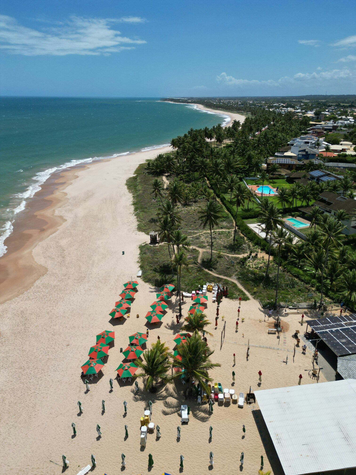 Praia do forte en Salvador en Brasil