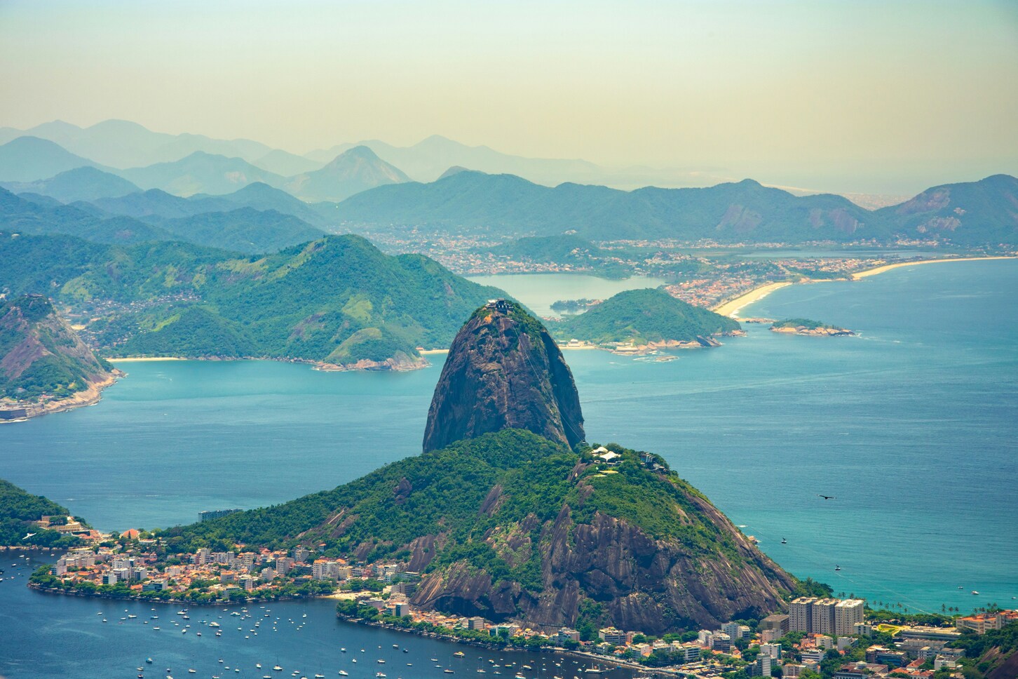 Río de Janeiro visto desde las alturas en Brasil
