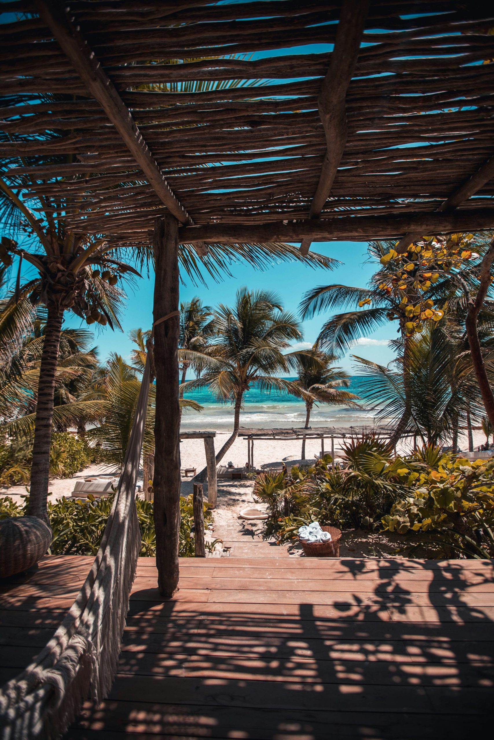 Tulum zona de playa en México