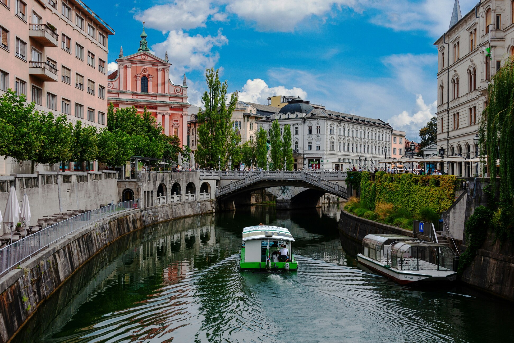 Liubliana paseo por la ciudad de Eslovenia