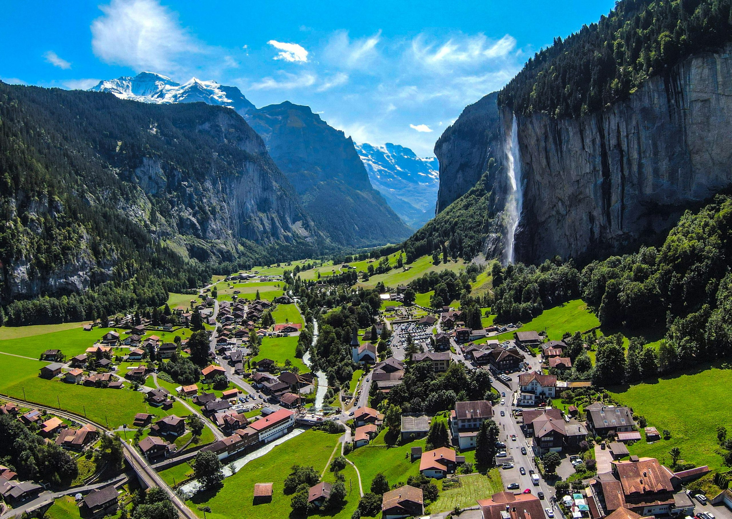 Lauterbrunnen uno de los pueblos más bonitos de Suiza